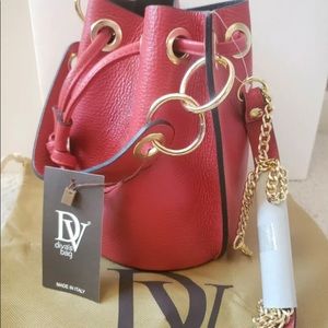 Divas Bag made in Italy. Red. New without tags.